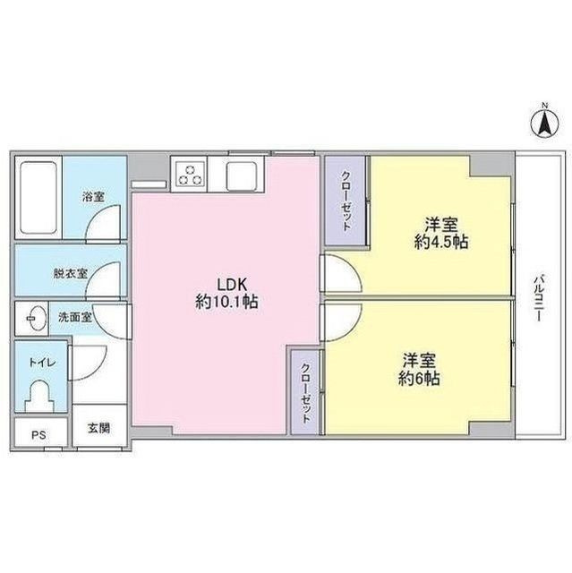 丸元マンションの間取り
