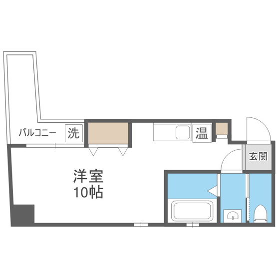 【間取り】 | エルミタージュ難波南Ⅰ