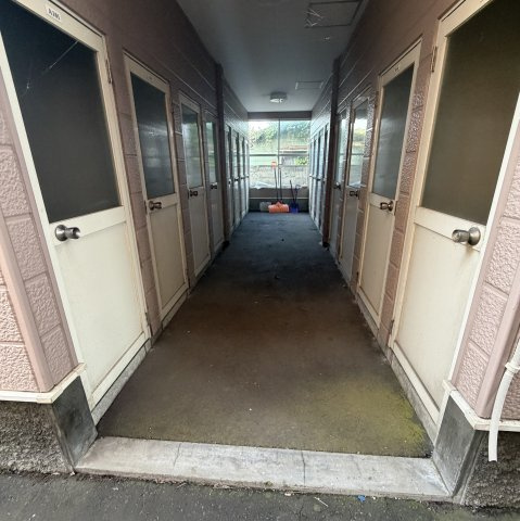 青山荘のロビー