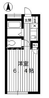 メゾンドグリュⅡの間取り
