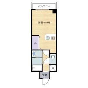 グーテンターク富田の間取り