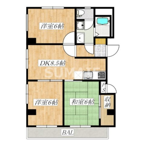 Ｔ’Ｓｇａｒｄｅｎ小岩の間取り|間取り☆