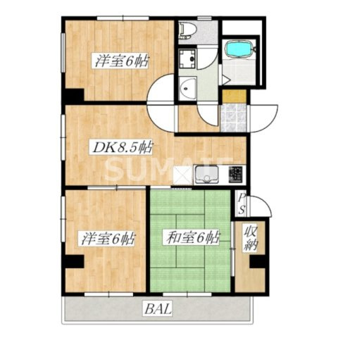 Ｔ’Ｓｇａｒｄｅｎ小岩の間取り|間取り☆
