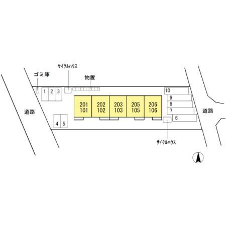 ＮＡＧＯＭＩの区画図