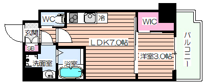 【間取り】 | セレニテ福島アリア