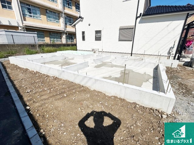 泉佐野市野出町　第1期　新築一戸建ての外観|現在の進捗状況です！順調に作業進行中、完成が待ち遠しいです！詳細の間取り等、お気軽にお問い合わせください！