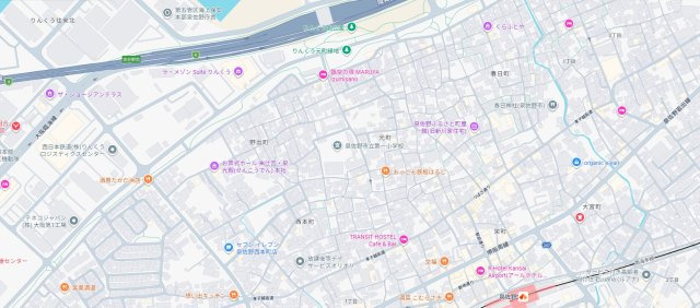 泉佐野市野出町　第1期　新築一戸建ての地図