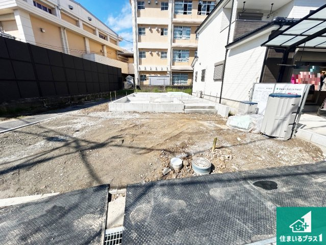 泉佐野市野出町　第1期　新築一戸建ての外観|現在の進捗状況です！順調に作業進行中、完成が待ち遠しいです！詳細の間取り等、お気軽にお問い合わせください！