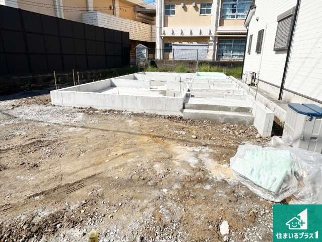 泉佐野市野出町　第1期　新築一戸建ての外観|現在の進捗状況です！順調に作業進行中、完成が待ち遠しいです！詳細の間取り等、お気軽にお問い合わせください！