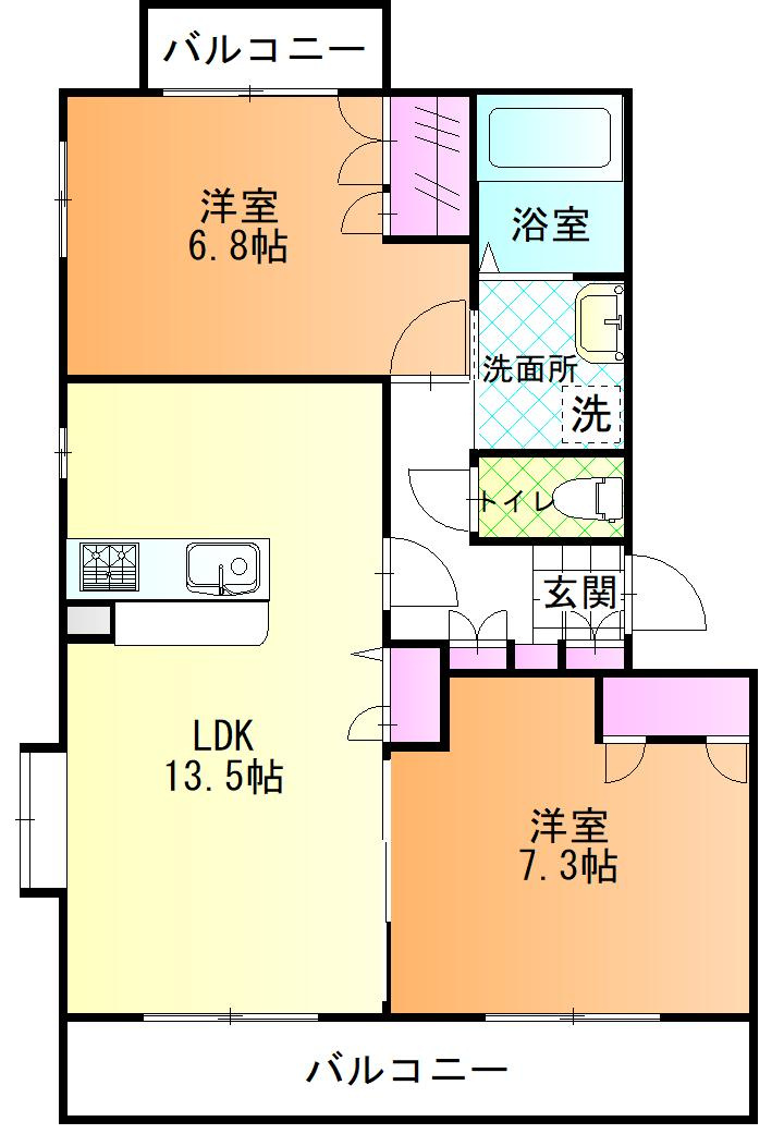 結風館の間取り