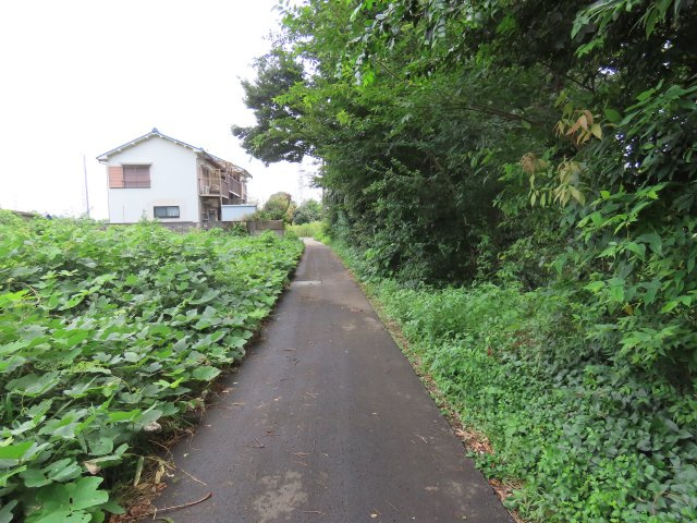 坂戸市塚越売地の前面道路含む現地写真