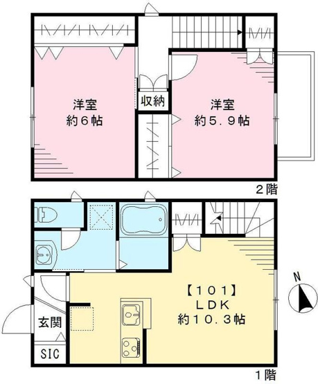 【間取り】 | プチ ボナール西荻