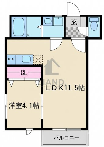 リテラ井尻クアトロ　高木小学校区の間取り|リテラ井尻クアトロ
