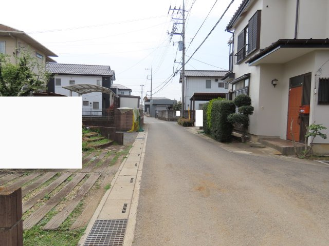 川越市笠幡売地の前面道路含む現地写真