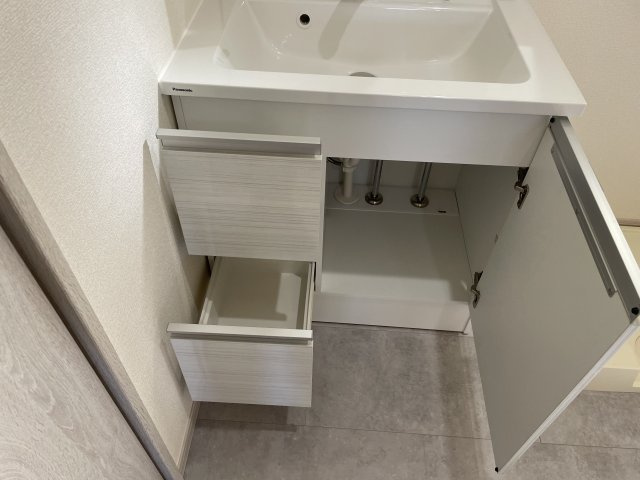 並木町3丁目戸建賃貸住宅の収納|洗面所収納