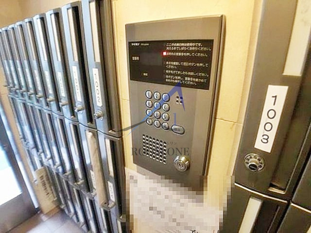 ラング・タワー京橋のセキュリティ|モニター付きインターホンです。