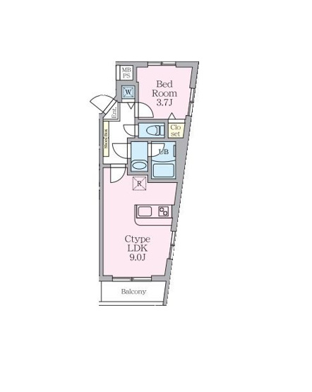 【間取り】 | Noble Maison SASAZUKA