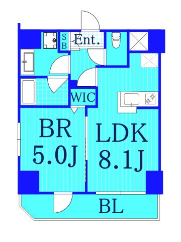 リヴシティ横濱蒔田壱番館の間取り|使いやすい間取りです！