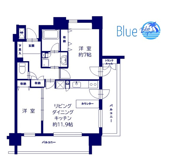 【間取り】 | ライオンズマンション横濱元町キャナリシア
