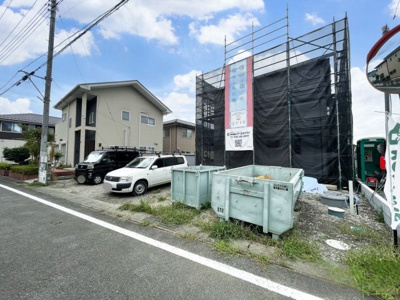 【前面道路含む現地写真】 | 高崎市吉井町神保　新築住宅