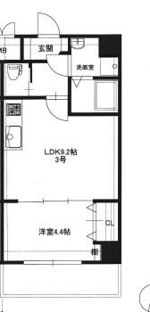 テングッド藤崎の間取り