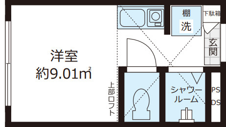 Le Confo荻窪の間取り
