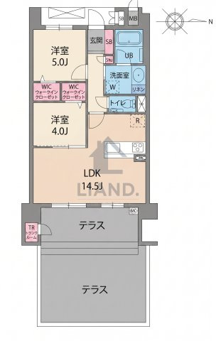 S-RESIDENCE愛宕SOUTH　愛宕小学校区の間取り|S-RESIDENCE愛宕SOUTH