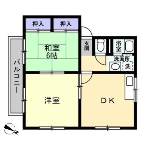 ソルトフィールドＮ・Ｍ Ｄ棟の間取り|間取図