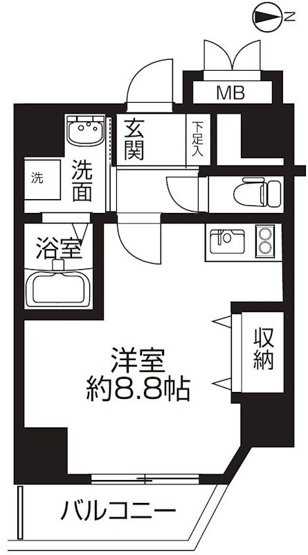 【間取り】 | サニークレスト蒲田ＷＥＳＴ