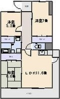 ハイライズ鴨田の間取り
