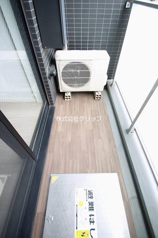 Le'a川崎西口壱番館のバルコニー
