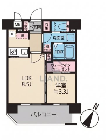 ネストピア薬院東　高宮小学校区の間取り|ネストピア薬院東