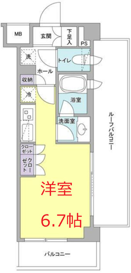 【間取り】 | リバーレ蒲田仲六郷