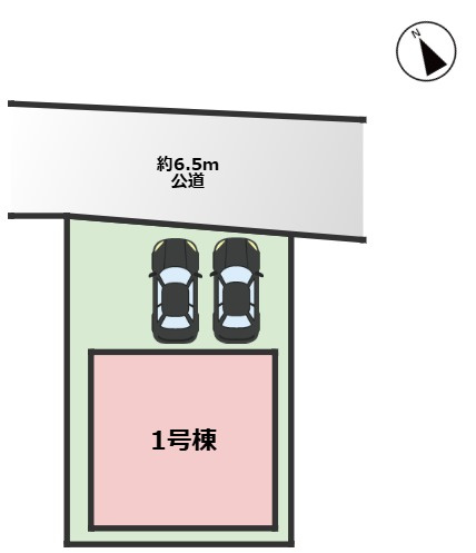 MIRASUMO名東区富が丘033①｜名古屋市の戸建ならホームアップの区画図
