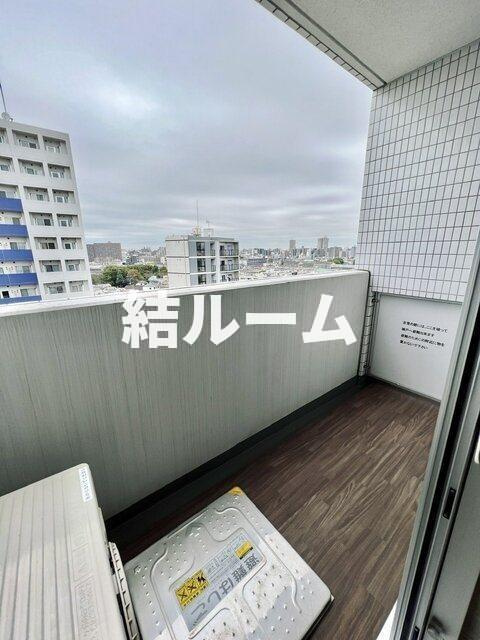 豊島区池袋１丁目の賃貸マンションのバルコニー