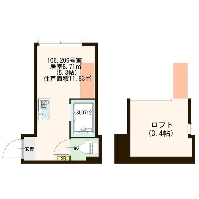 Sunny　Placeの間取り