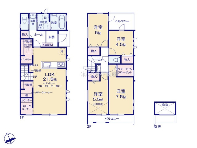 《仲介手数料無料》朝霞市本町１丁目17-41新築一戸建てハートフルタウンの間取り