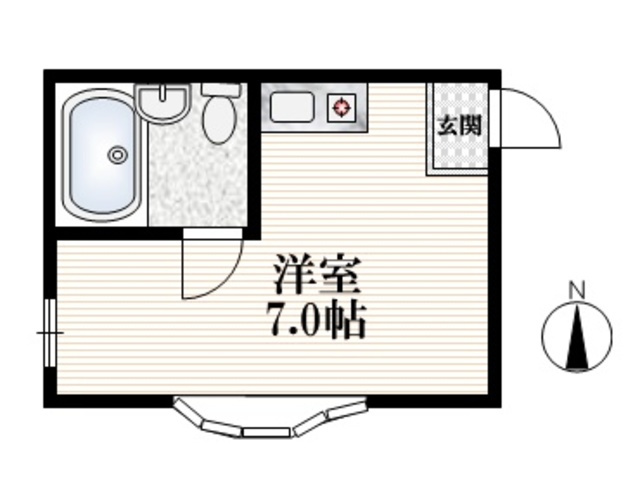 エステートハイツの間取り|【間取り】　角部屋2面再呼応
