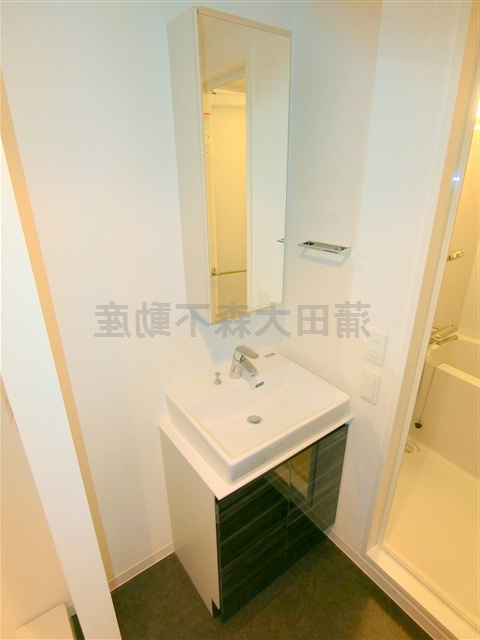B CITY APARTMENT TOKYO SOUTH(ビーシティアパートメントトーキョーサウスの洗面所|独立洗面台