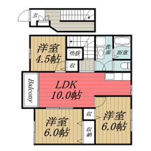 【間取り】 | グランメゾン　Ⅱ