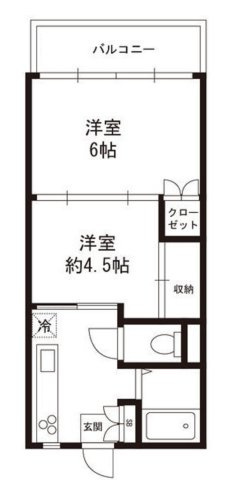 日建ハイツの間取り|間取り