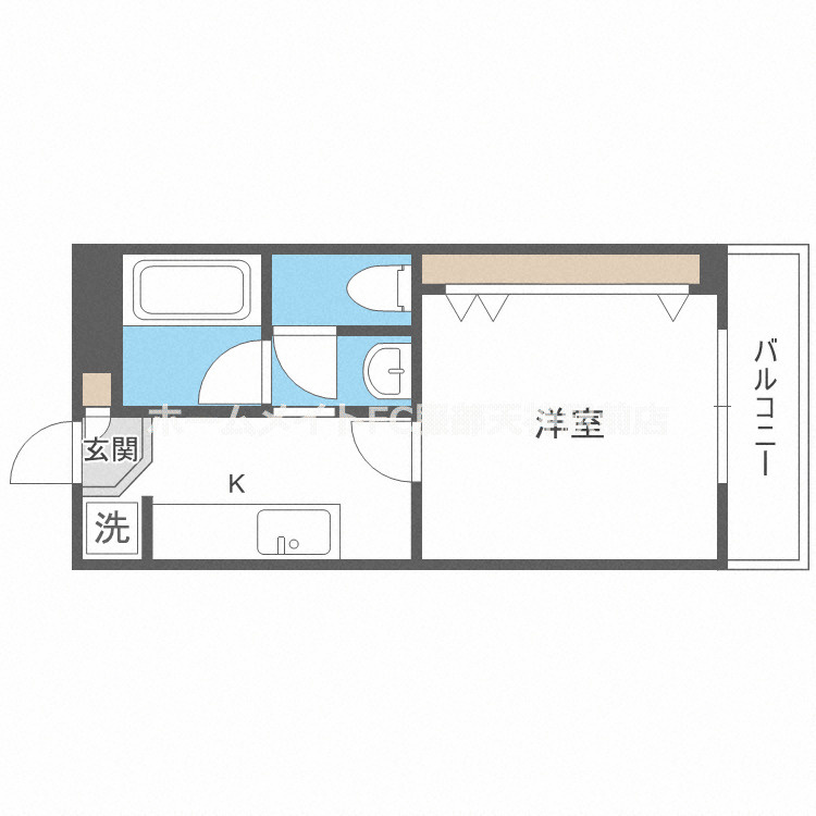 サンフラッツ新大阪別館の間取り