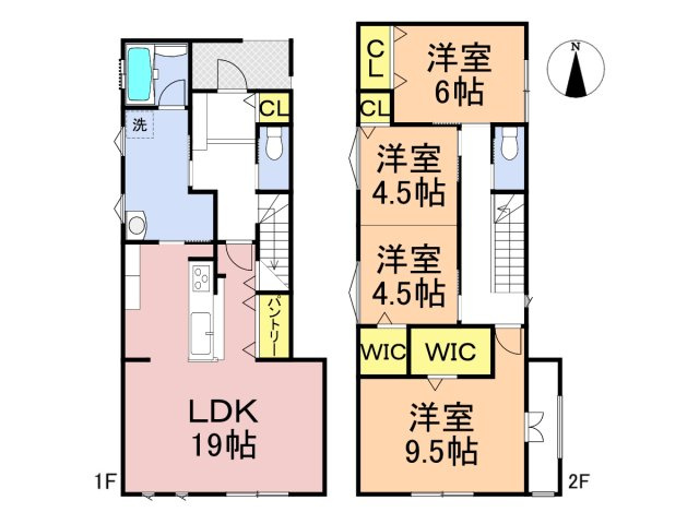 新築戸建　岐阜市高森町Ⅱ　全1区画分譲の間取り|■A号棟　■ヤマダ不動産　株式会社リライフ　
■夢のマイホーム購入をフルサポートします！