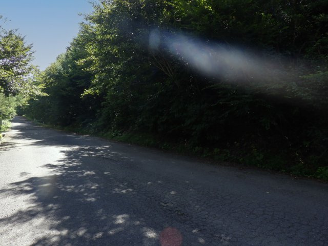 羽鳥湖平和郷別荘地⑮の前面道路含む現地写真