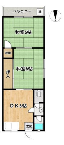 【間取り】 | 宝塚南口コーポ