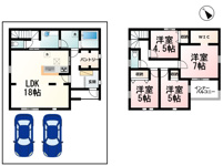 栗東市中沢３丁目 分譲２区画１号棟の画像