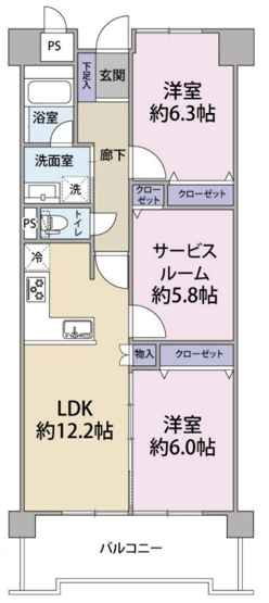 【間取り】 | サンロードステーション白岡　