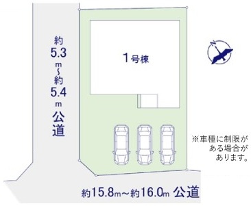 土浦市烏山　7期　新築戸建ての区画図|区画図です♪