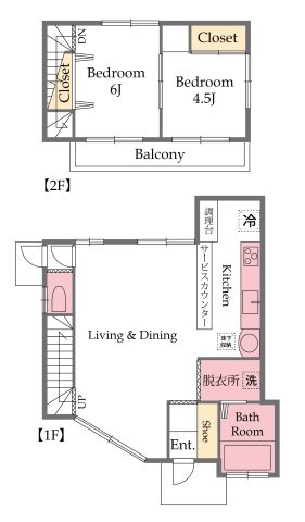 東松山市正代貸家(定期借家)の間取り