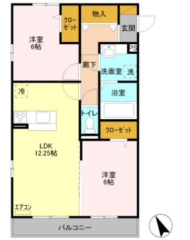 プレミールメゾンの間取り